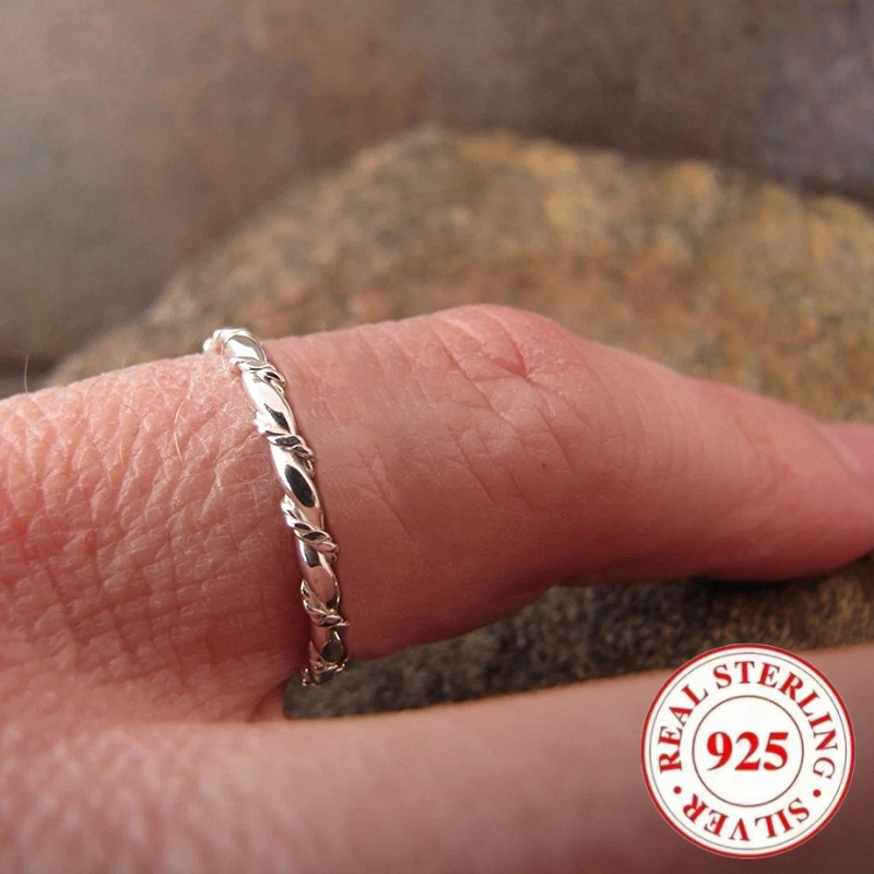 925 Silver Ring - Classic Beauty Engagement Marriage Ring